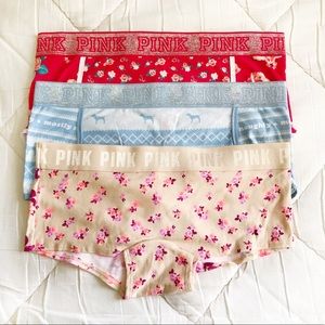 Vs Pink Logo Boyshorts